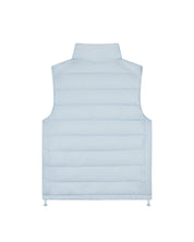 Malelions Men Placket Padded Vest | Ice Blue