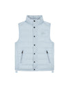  Malelions Men Placket Padded Vest | Ice Blue