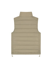 Malelions Men Placket Padded Vest | Sage Brown