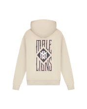 Malelions Men Gothic Tile Hoodie | Light Taupe