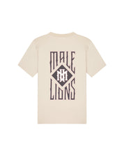 Malelions Men Gothic Tile T-Shirt | Light Taupe