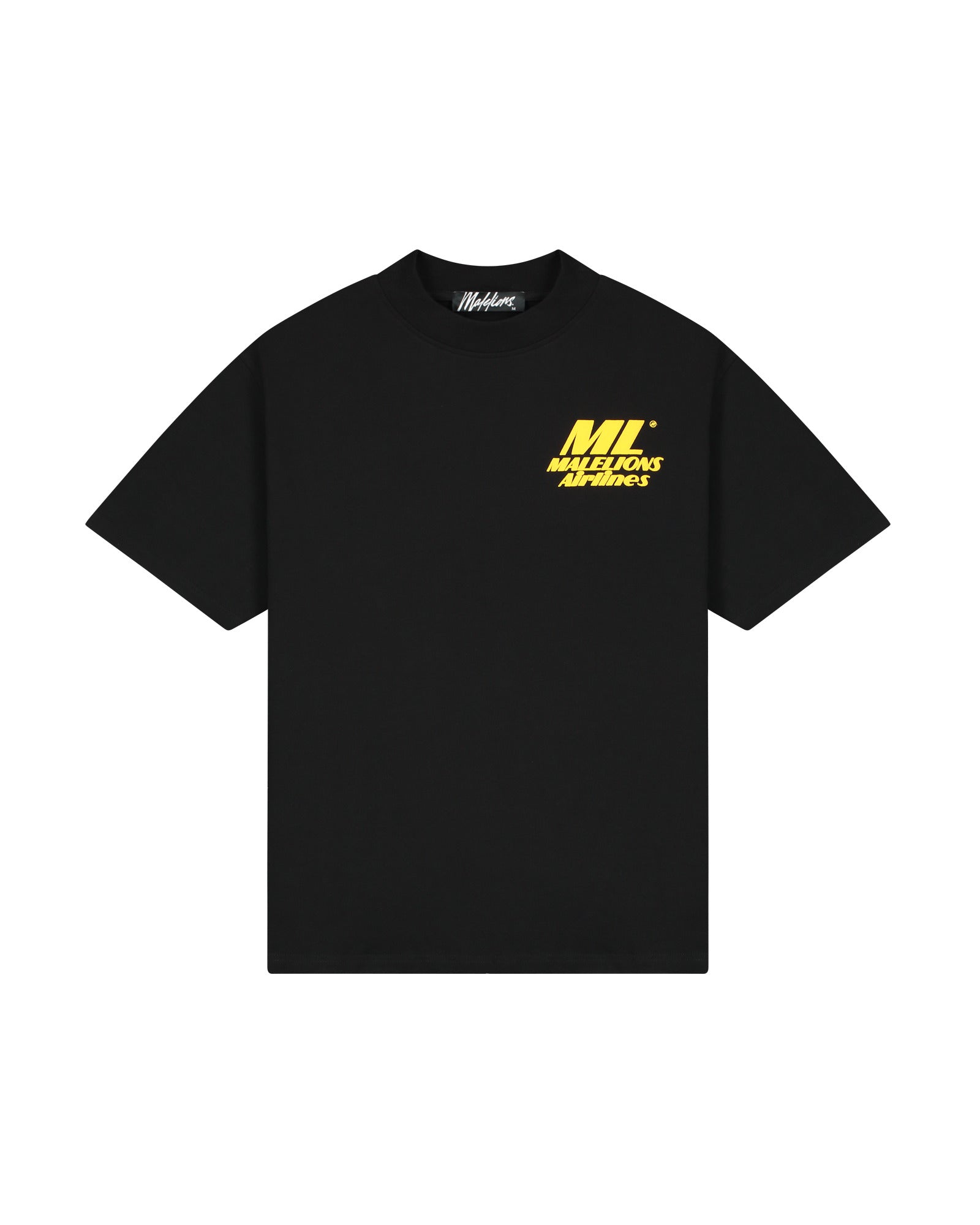 Malelions Men Coastline T-Shirt | Black