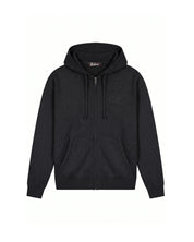 Malelions Men Oversized Knitted Emblem Zip Hoodie | Black