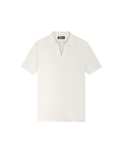 Malelions Men Chunky Waffle Buttonless Polo | Off-White