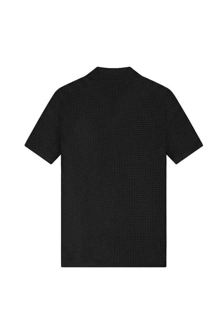 MMA40026015_49001_Malelions_Men_Chunky_Waffle_Buttonless_Polo_Black_Back.jpg