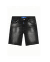  Malelions Men Washed Denim Shorts | Black