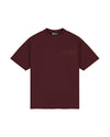  Malelions Men Heavyweight Applique T-Shirt | Burgundy
