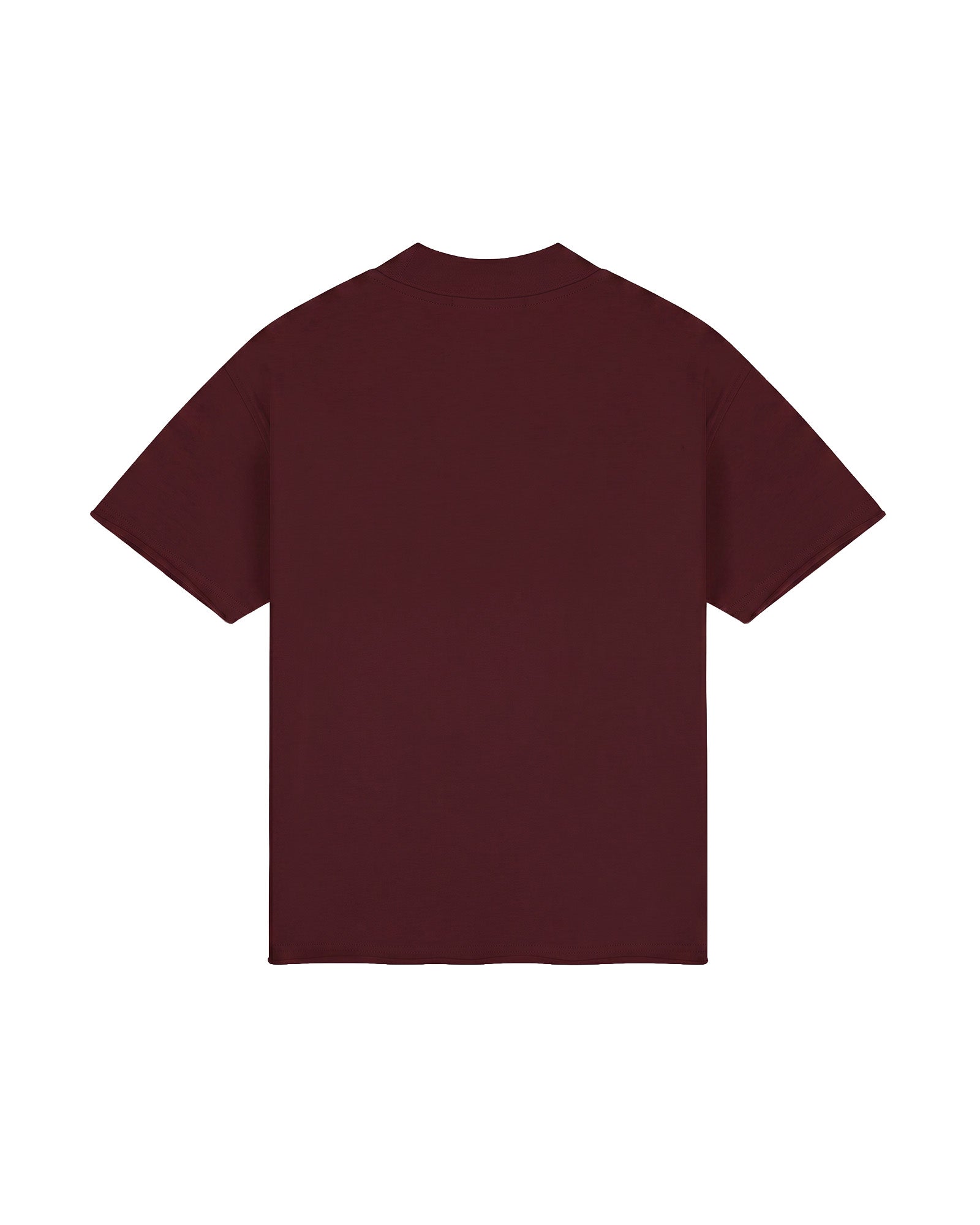 Malelions Men Heavyweight Applique T-Shirt | Burgundy