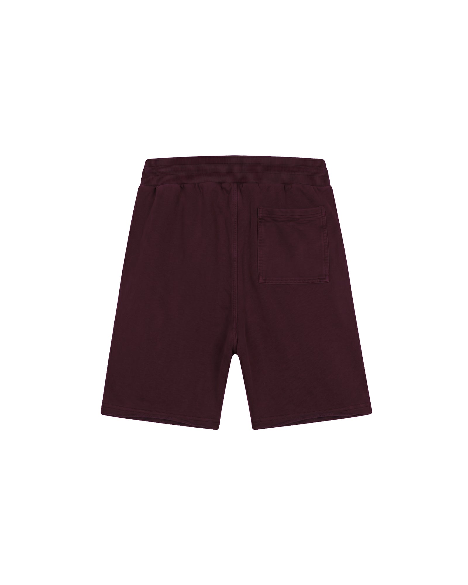 Malelions Men Heavyweight Applique Shorts | Burgundy