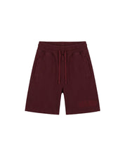 Malelions Men Heavyweight Applique Shorts | Burgundy