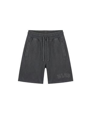 Malelions Men Heavyweight Applique Shorts | Acid Wash