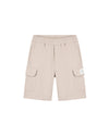 Malelions Men Collection Cargo Shorts | Light Beige