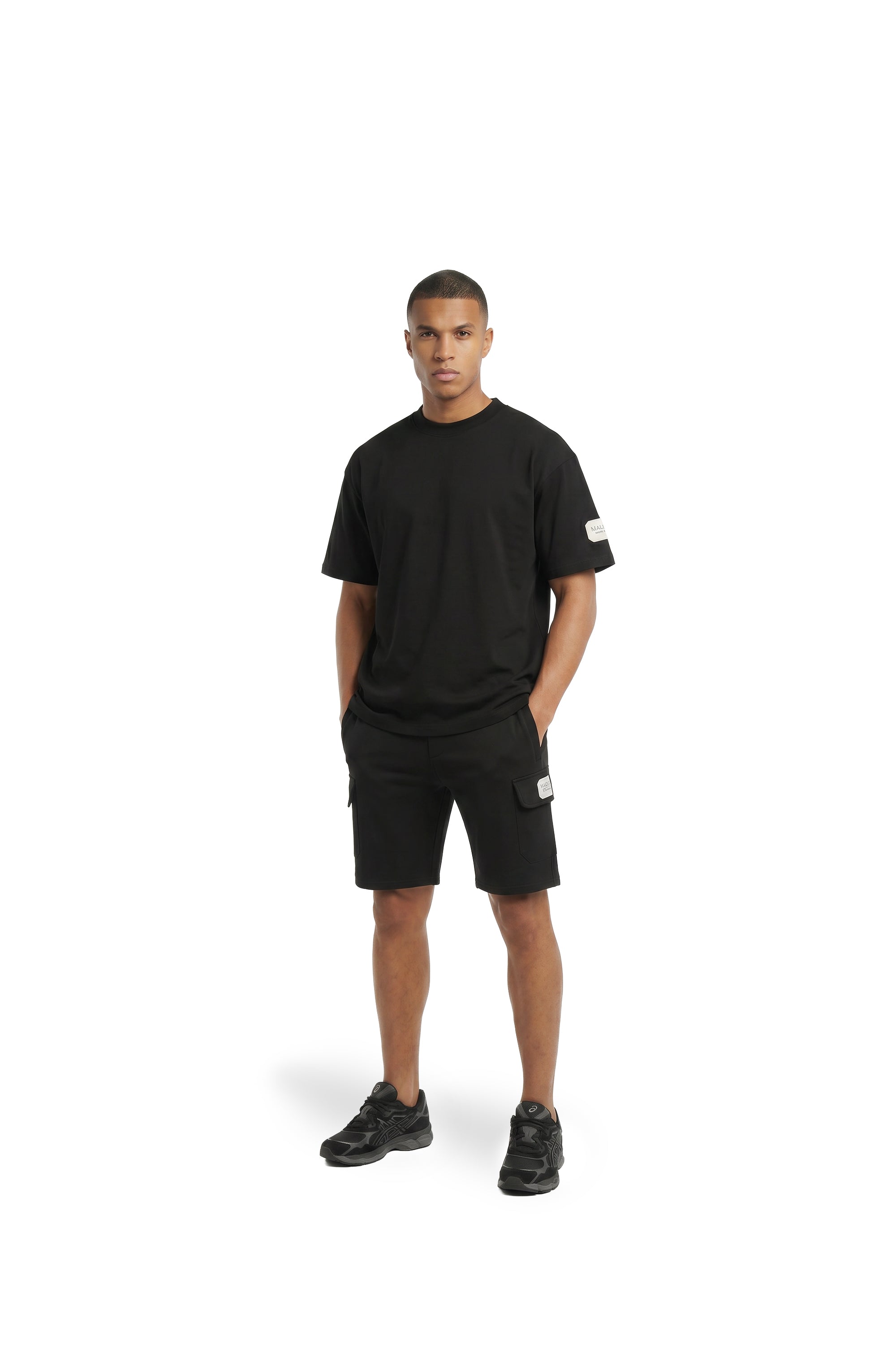 Malelions Men Collection Cargo Shorts | Black
