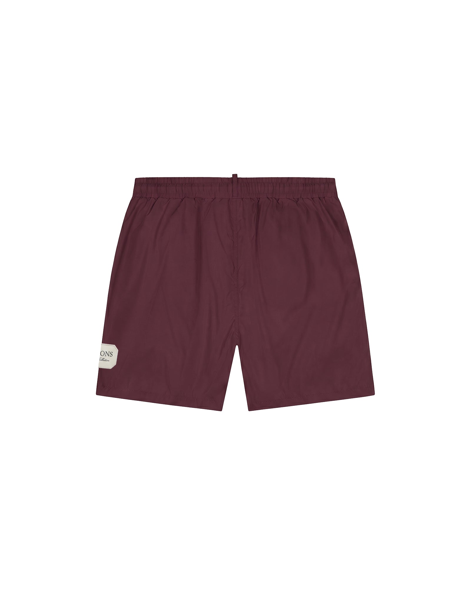 Malelions Men Collection Swim Shorts | Burgundy
