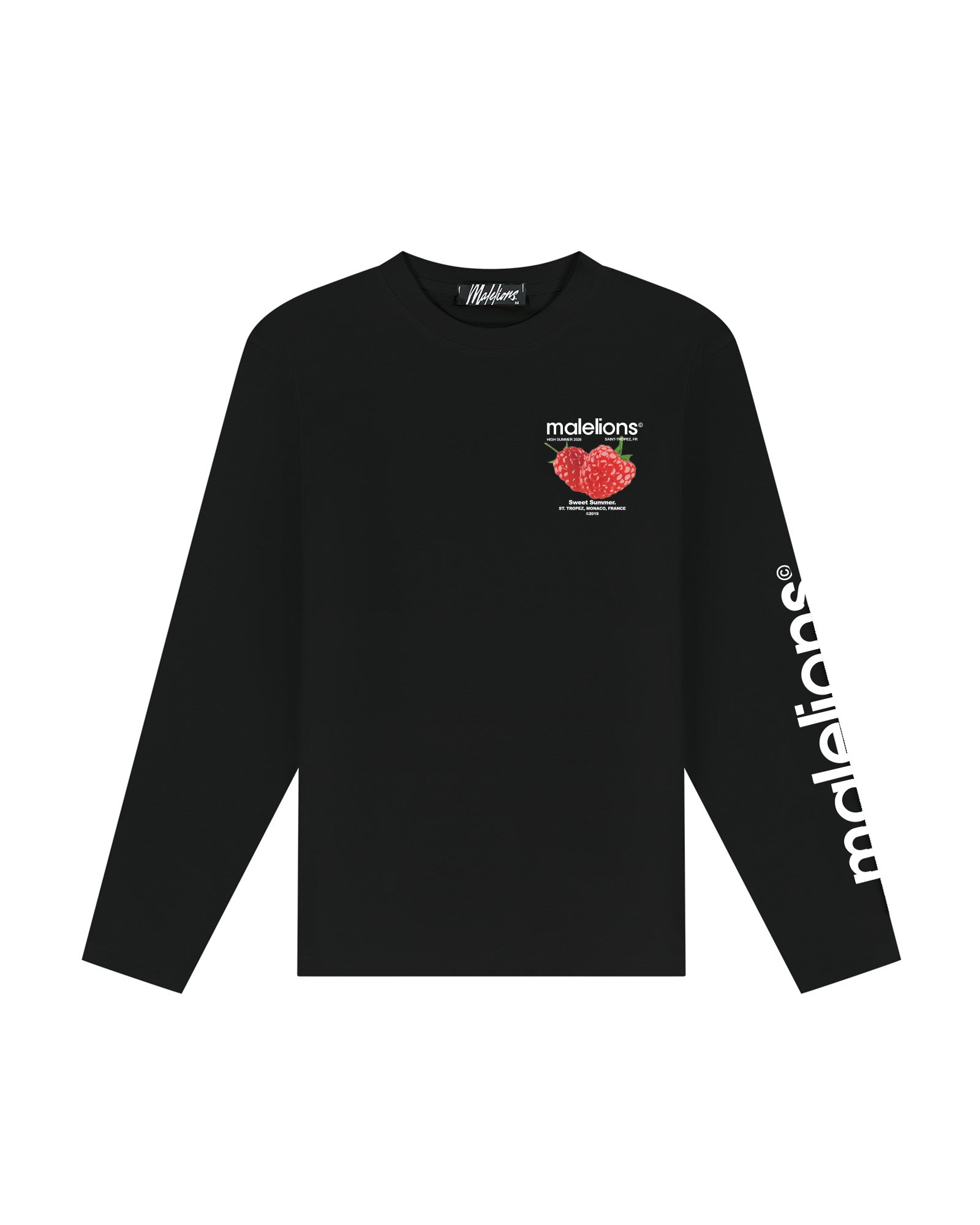 Malelions Men Sweet Summer Longsleeve T-Shirt | Black