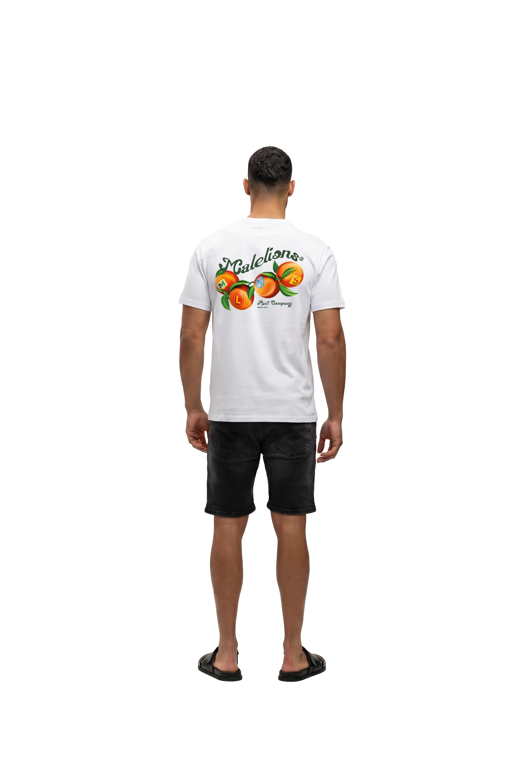 Malelions Men Fruit Company T-Shirt | White
