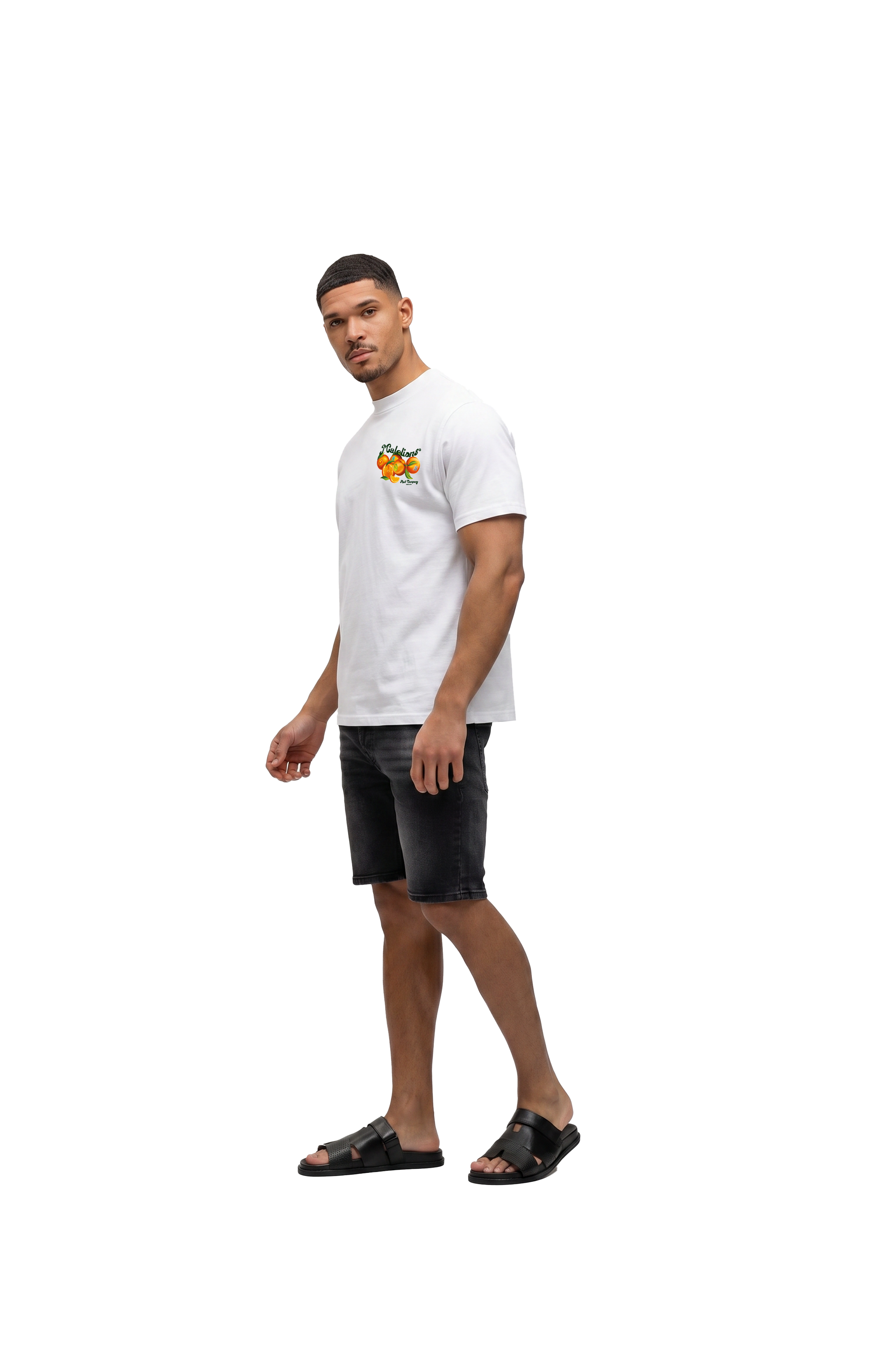 Malelions Men Fruit Company T-Shirt | White