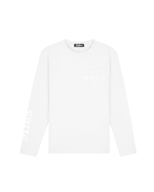 Malelions Men Department Longsleeve T-Shirt | White