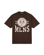 Malelions Men Crest T-Shirt | Dark Brown