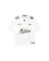  Malelions Men Unperforated Mesh Jersey | Off-White