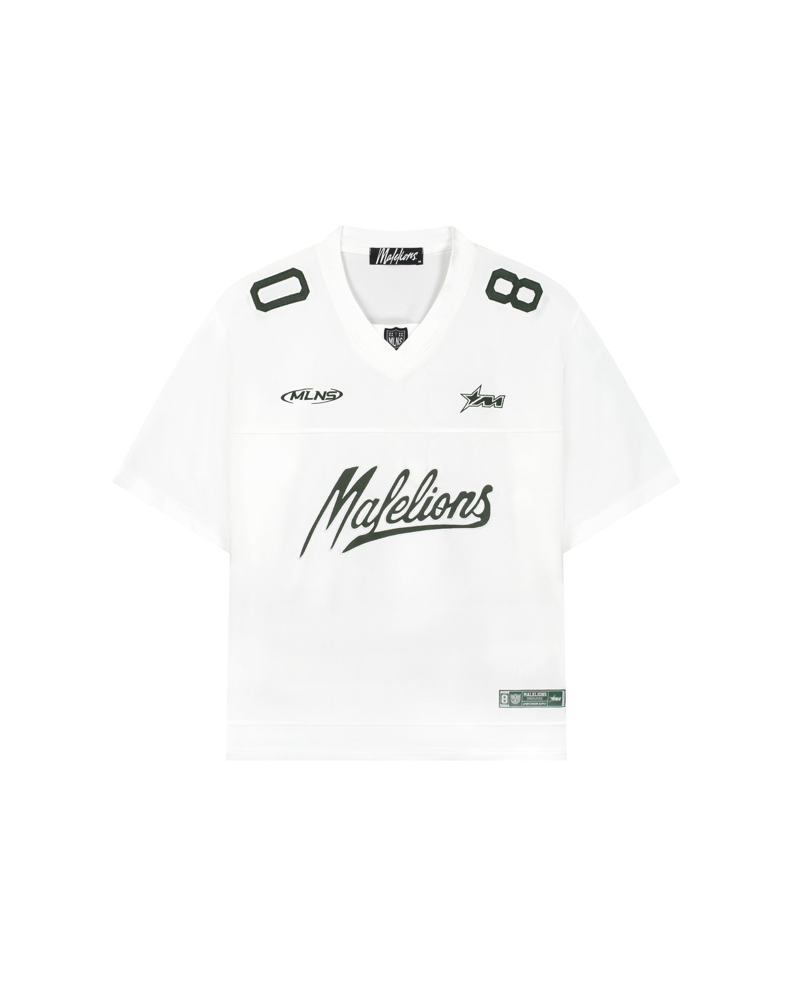 Malelions Men Unperforated Mesh Jersey | Off-White