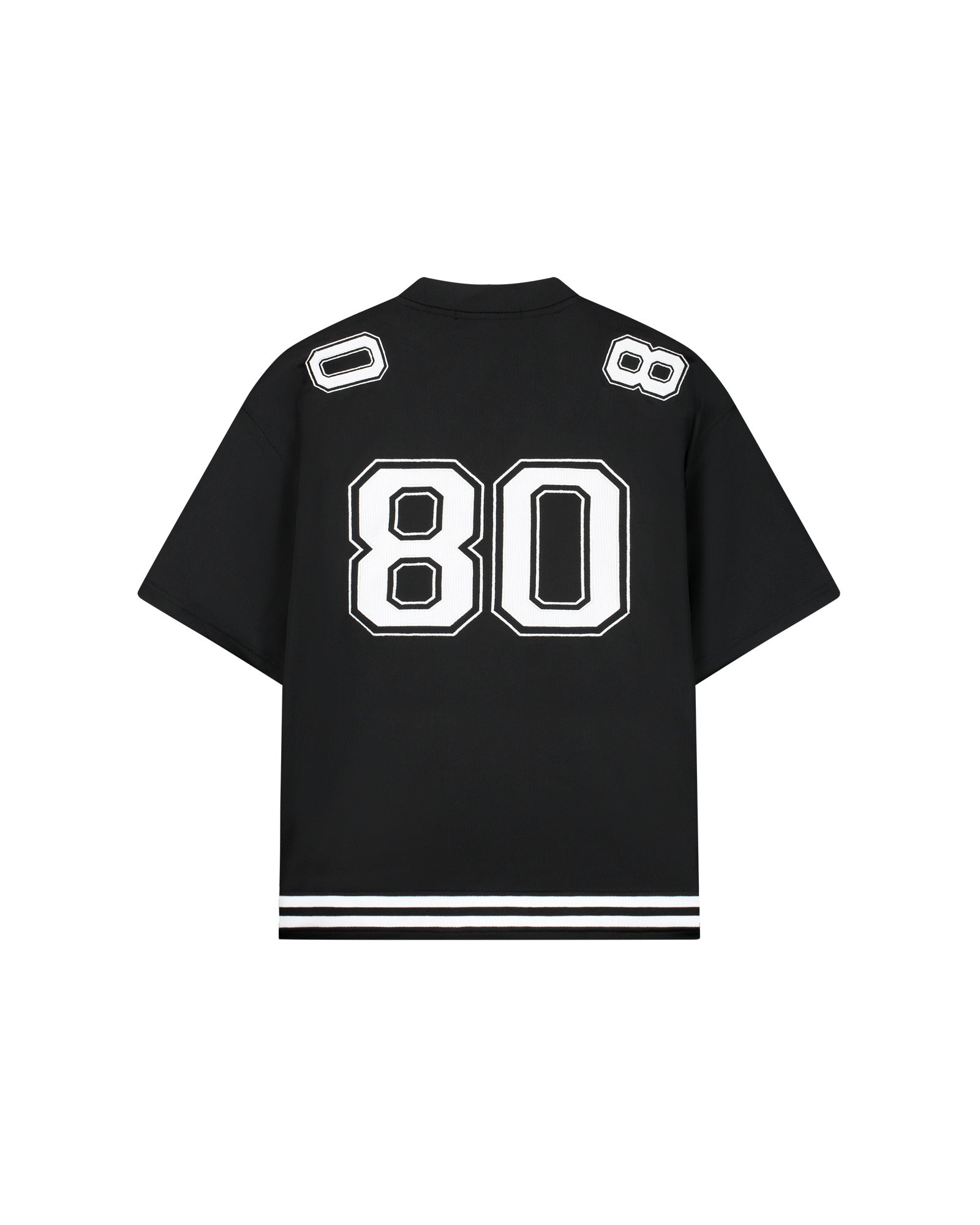 Malelions Men Unperforated Mesh Jersey | Black