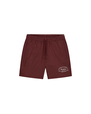 Malelions Men Marina Swim Shorts | Burgundy