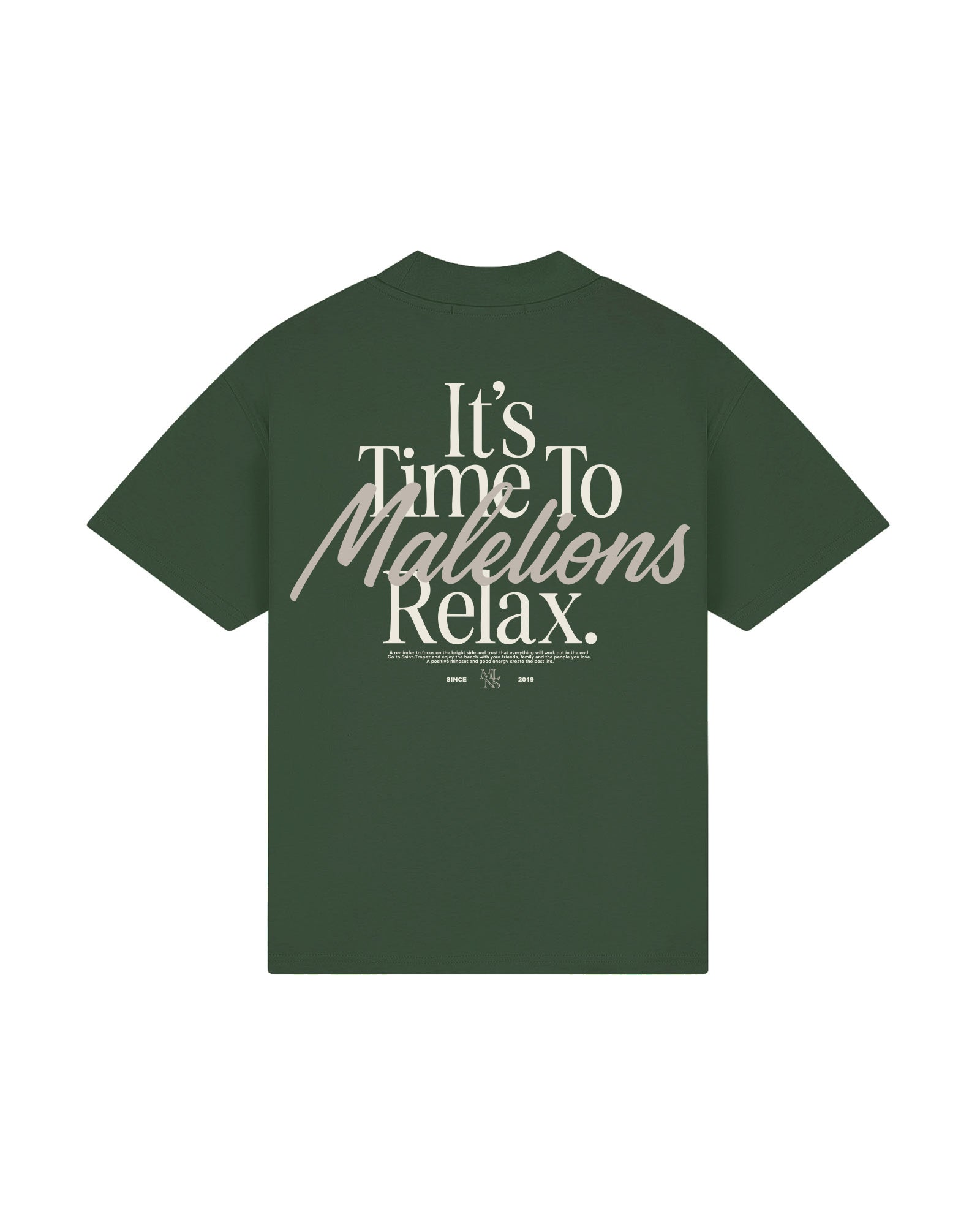 Malelions Men Relax T-Shirt | Racing Green