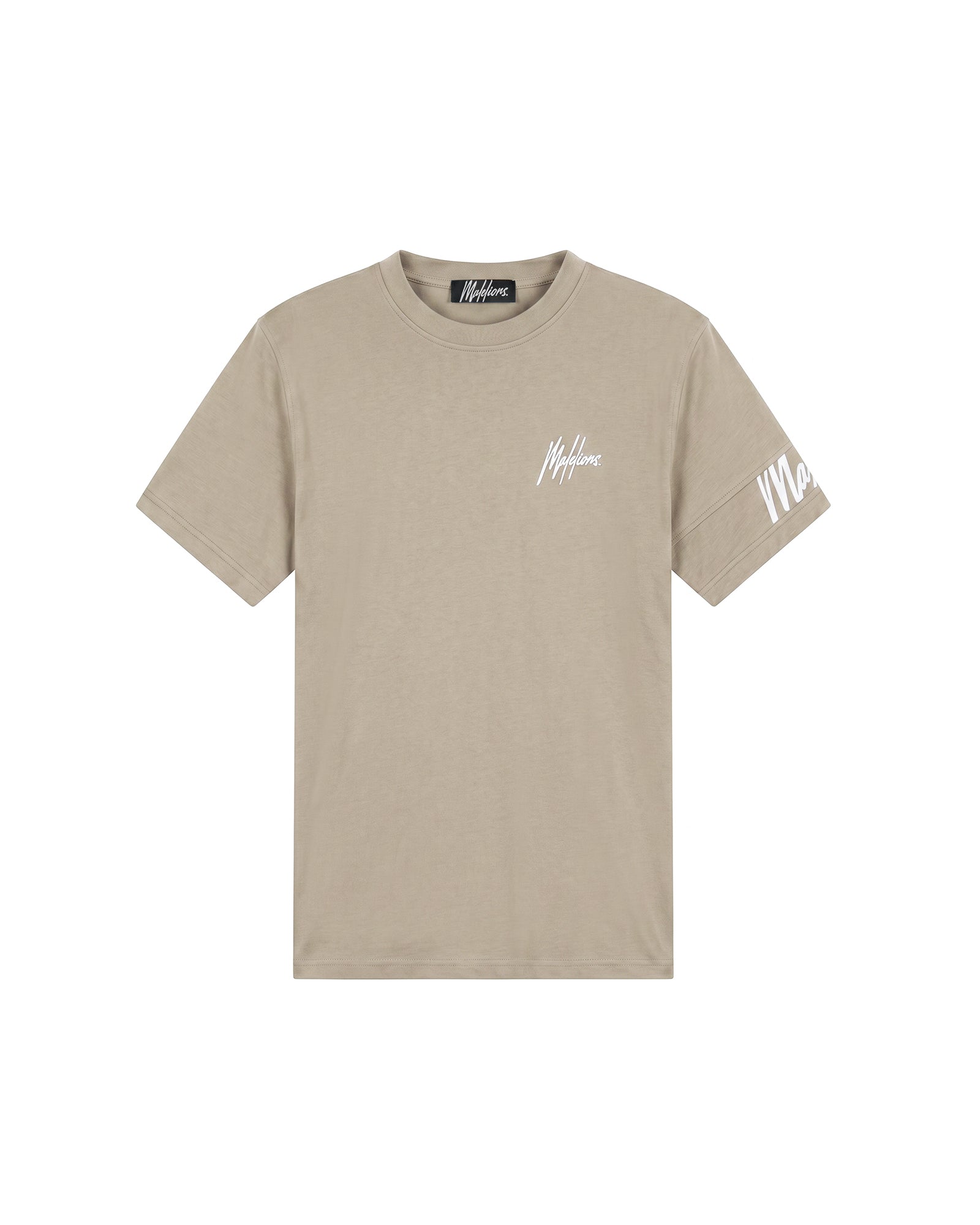 Malelions Men Captain T-Shirt | Taupe