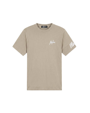 Malelions Men Captain T-Shirt | Taupe