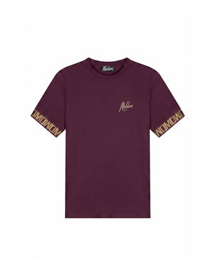 Malelions Men Venetian T-Shirt | Burgundy