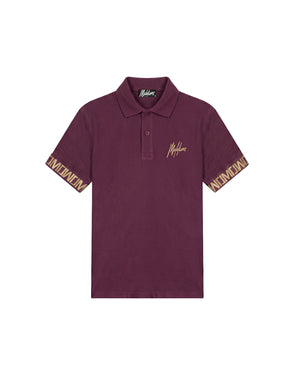 Malelions Men Venetian Polo | Burgundy