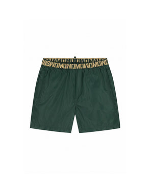 Malelions Men Venetian Swim Shorts | Racing Green