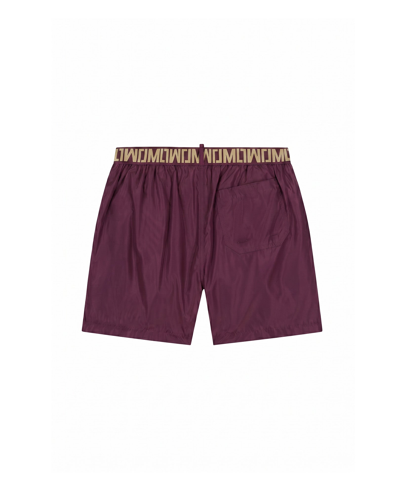 Malelions Men Venetian Swim Shorts | Burgundy