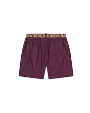 Malelions Men Venetian Swim Shorts | Burgundy