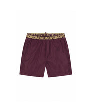 Malelions Men Venetian Swim Shorts | Burgundy