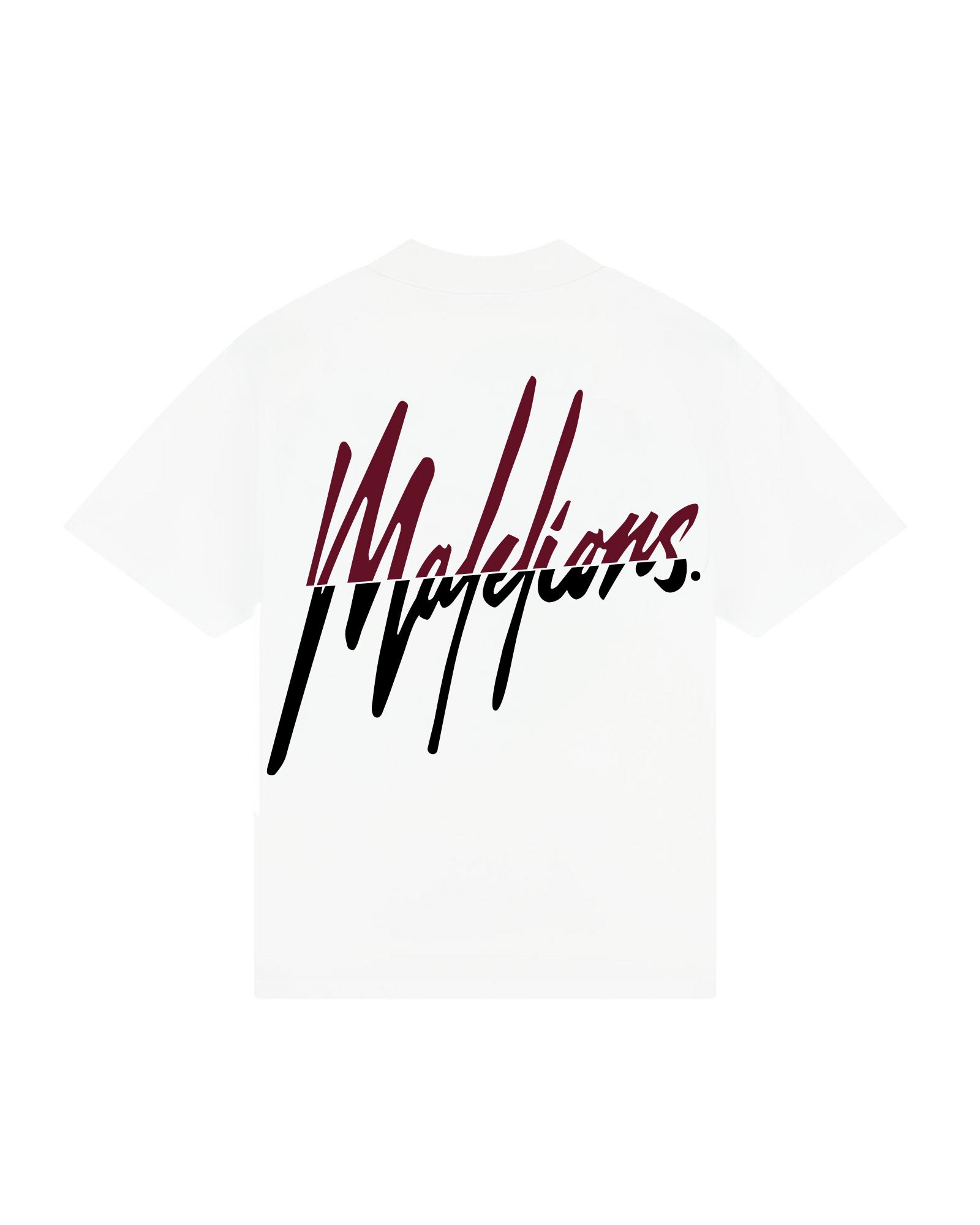 Malelions Men Split T-Shirt | White