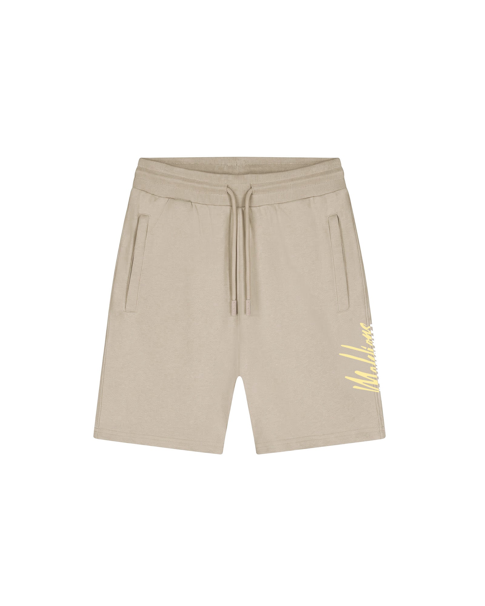 Malelions Men Split Shorts | Taupe