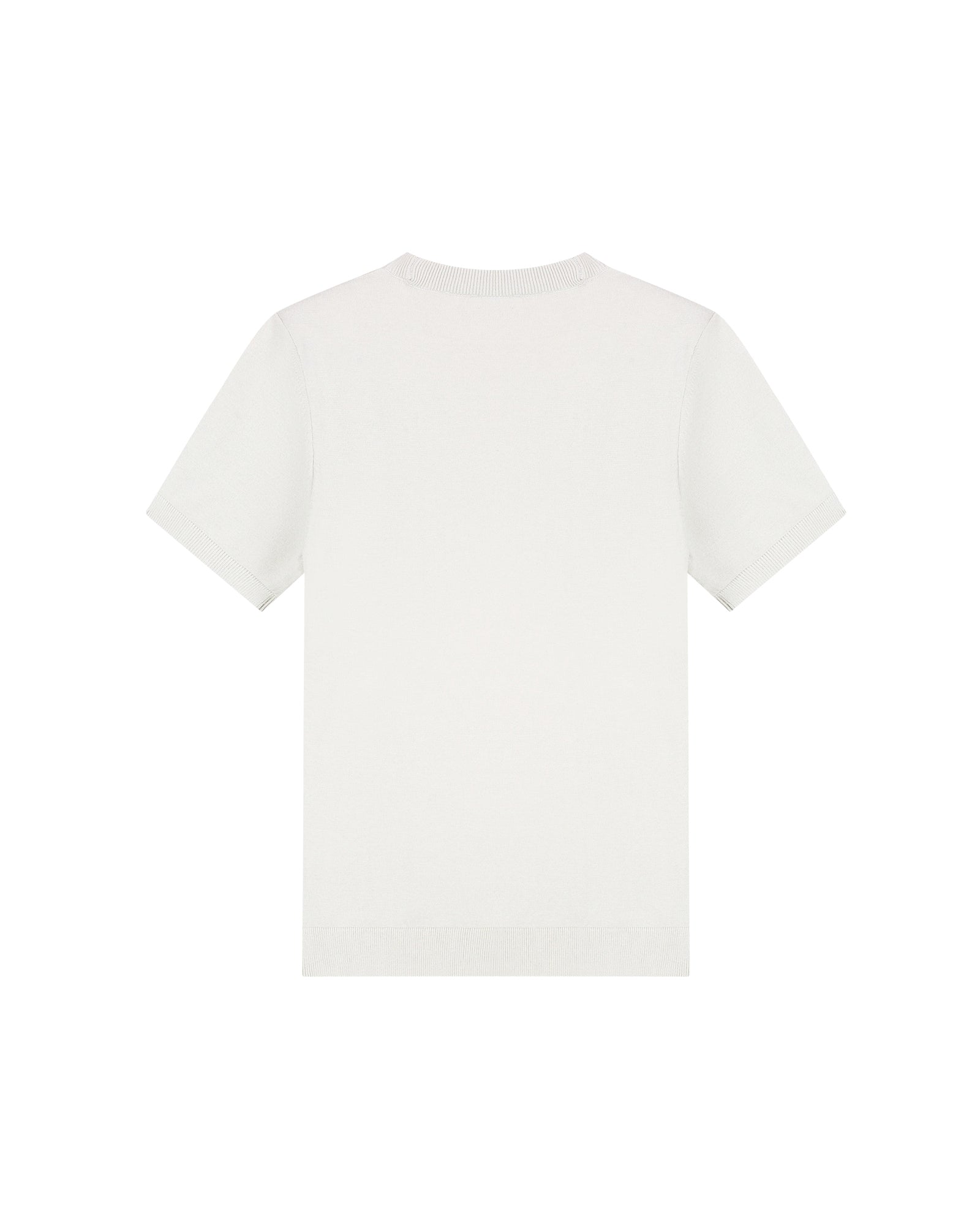 Malelions Men Knitted T-Shirt | Off-White