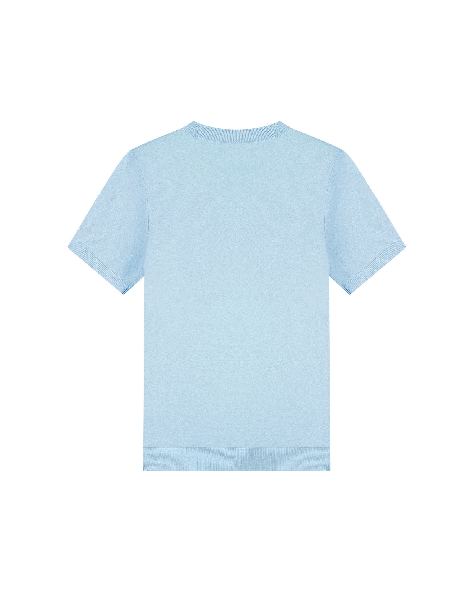 Malelions Men Knitted T-Shirt | Vista Blue