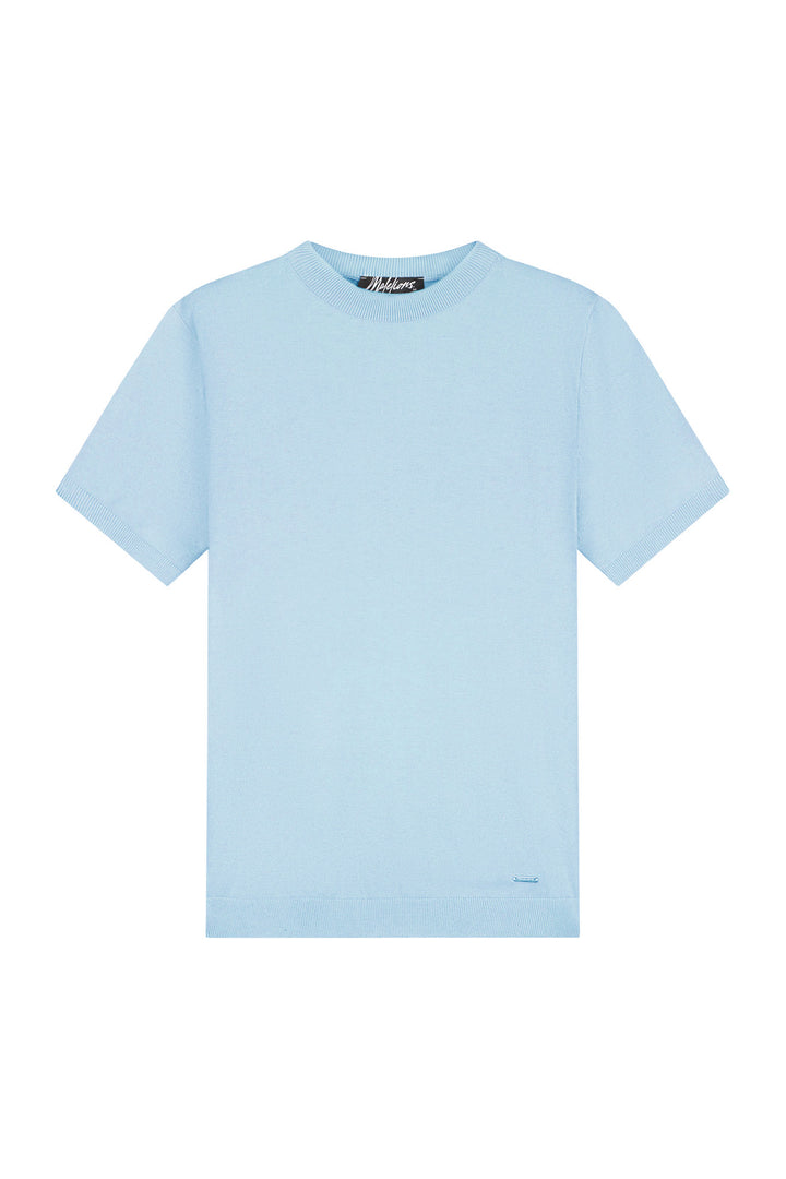 MMA40026097_42003_Malelions_Men_Knitted_T-shirt_Vista_Blue_Front.jpg