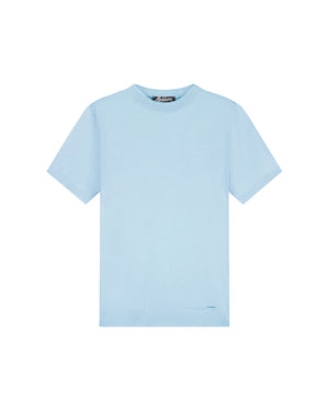Malelions Men Knitted T-Shirt | Vista Blue