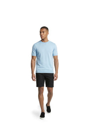 Malelions Men Knitted T-Shirt | Vista Blue