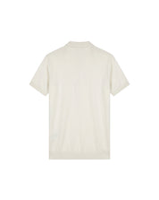 Malelions Men Knitted Zip Polo | Off-White