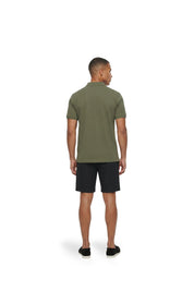 Malelions Men Pique Zip Polo | Dark Sage
