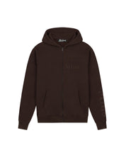 Malelions Men Department Zip Hoodie | Brown