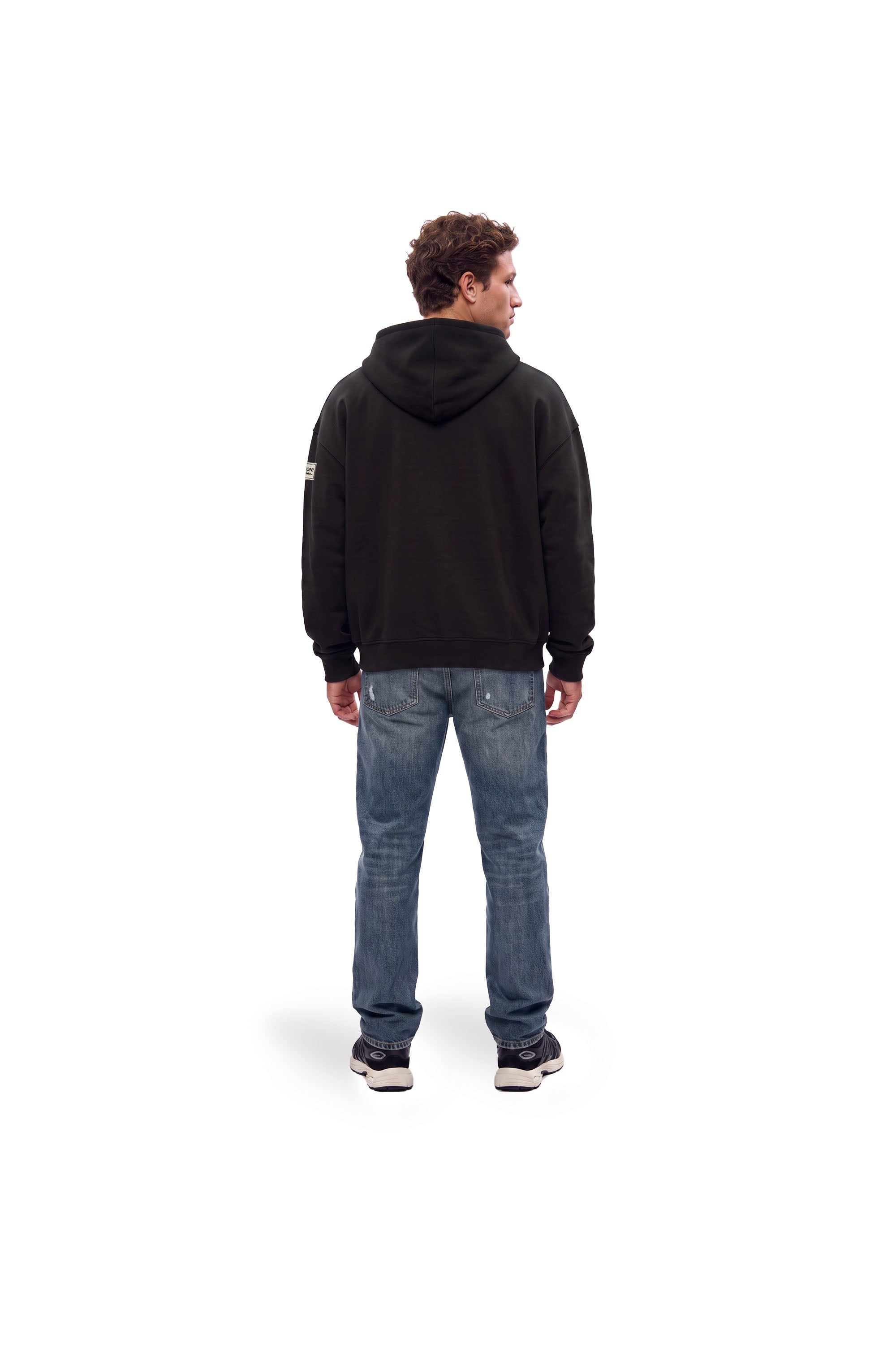 Malelions Men Collection Zip Hoodie | Black