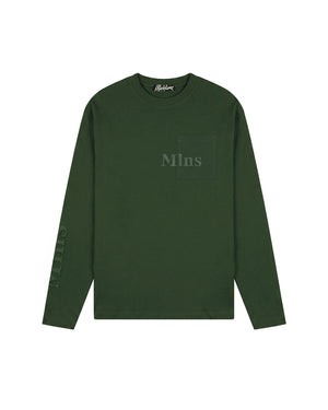 Malelions Men Department Longsleeve T-Shirt | Racing Green