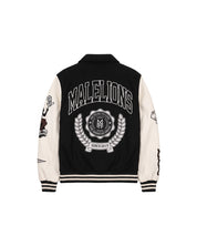 Malelions Men Community Varsity Jacket | Black