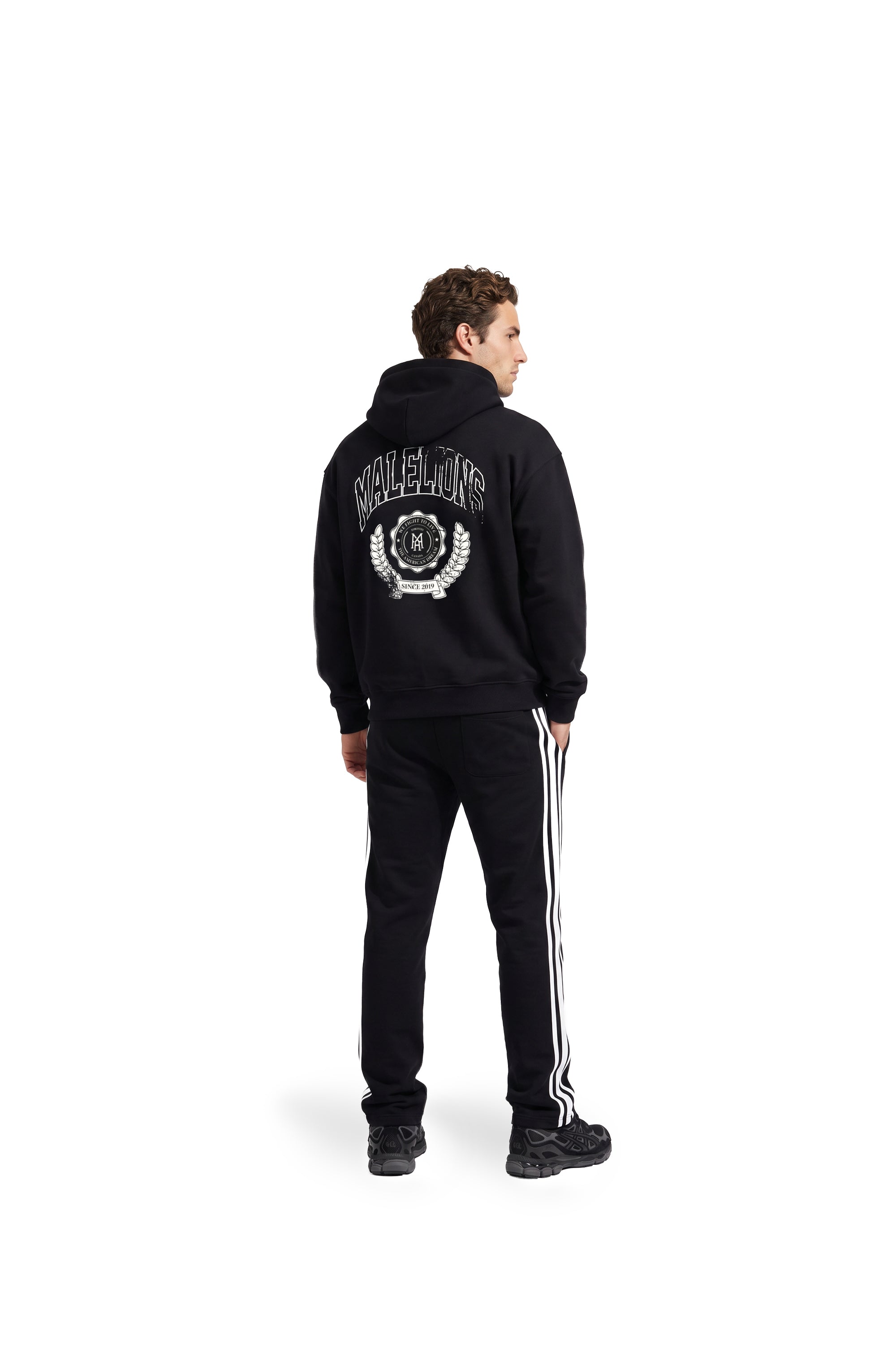 Malelions Men Community Hoodie | Black